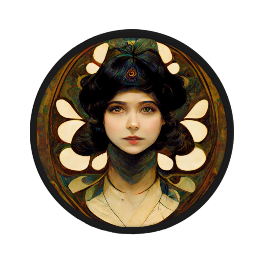 Woman Face Patches - Cool Art Patch Applique for Clothes - Printed Patches Fashion Fashion Accessories Patches Color : Black|White 