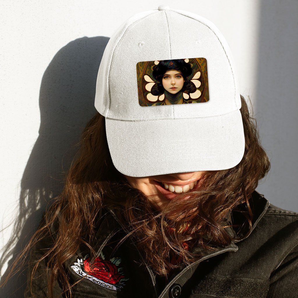 Woman Face Hat Patches - Cool Art Patches - Printed Patch Applique Fashion Fashion Accessories Hats & Hair Accessories Shape : Circle|Rectangle|Square 