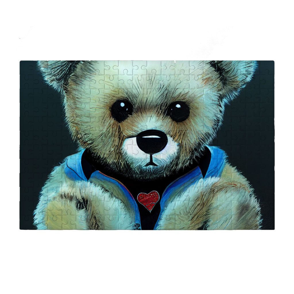 Cute Teddy Bear Kawaii Puzzles - Cute Animal Jigsaw Puzzle - Colorful Bear Puzzles Kids & Babies Puzzles Toys & Games  