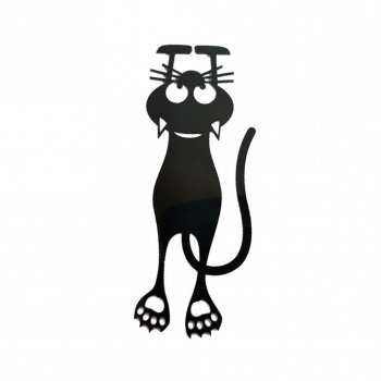 Cute Black Cat Bookmark
