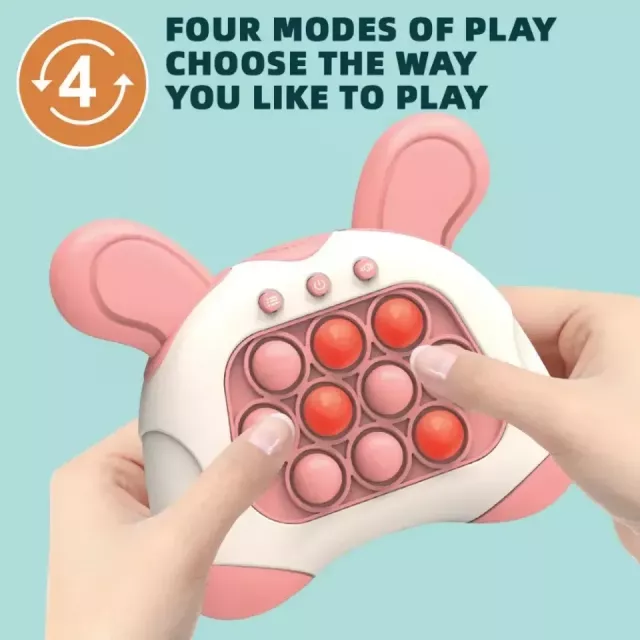 Pop Quick Push Sensory Game Console - Stress Relief Toy for Kids and Adults - Image 4
