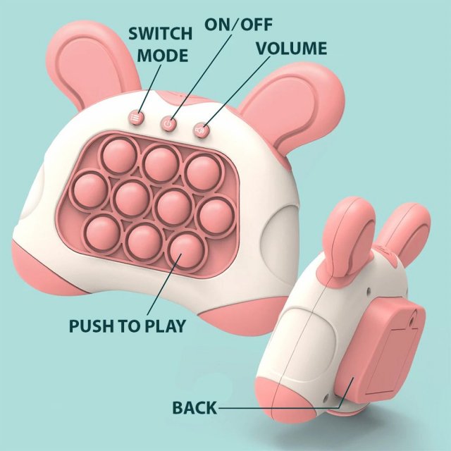Pop Quick Push Sensory Game Console - Stress Relief Toy for Kids and Adults - Image 5