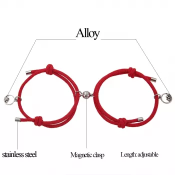 Magnetic Attraction Couple Bracelets