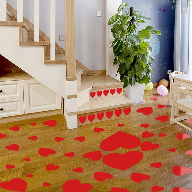 Enchanting Hearts Valentine's Day Wall Decal - Image 5