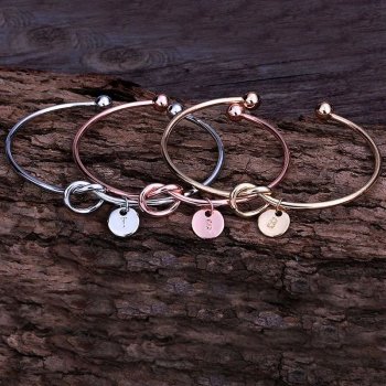 Personalized Initial Letter Bracelet