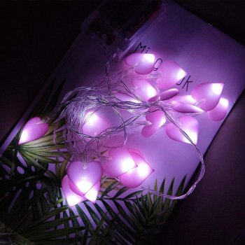 Enchanting LED Heart String Lights