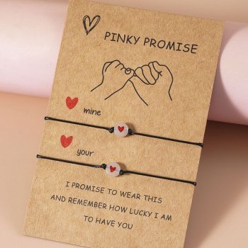 Heartfelt Harmony 2Pcs/Set Couple Bracelet