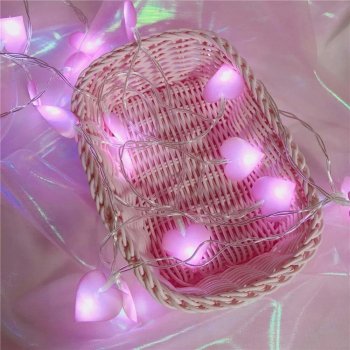 Enchanting LED Heart String Lights