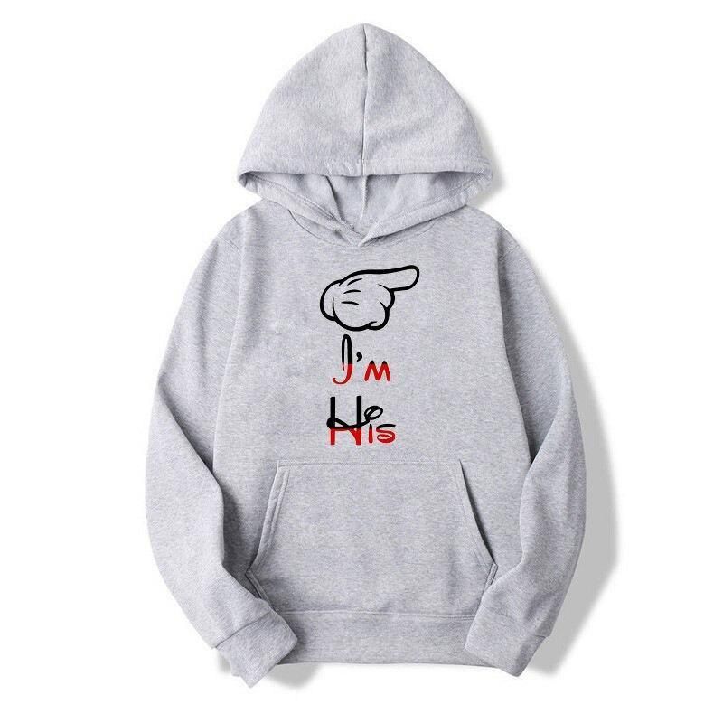 His Hers Couple Hoodies For Women Men Husband Wife Lovers Valentine Gift Sweatshirts Mr Mrs Funny Graphic Hoody Winter Clothes