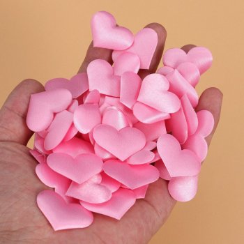 100pcs Love Heart Shaped Sponge Petal - Vibrant Wedding & Party Decor