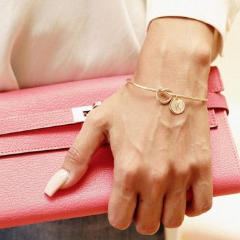 Personalized Initial Letter Bracelet