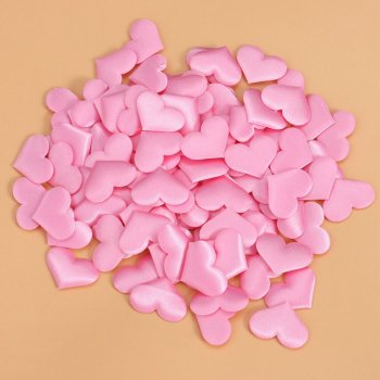 100pcs Love Heart Shaped Sponge Petal - Vibrant Wedding & Party Decor