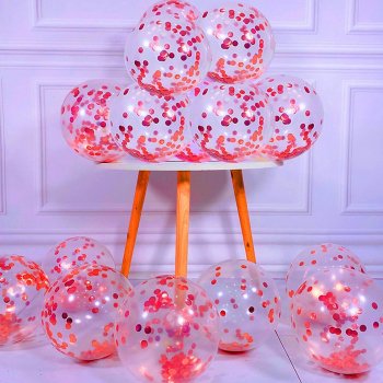 12-Inch Confetti Latex Ball Helium Balloon: Elevate Your Celebrations!