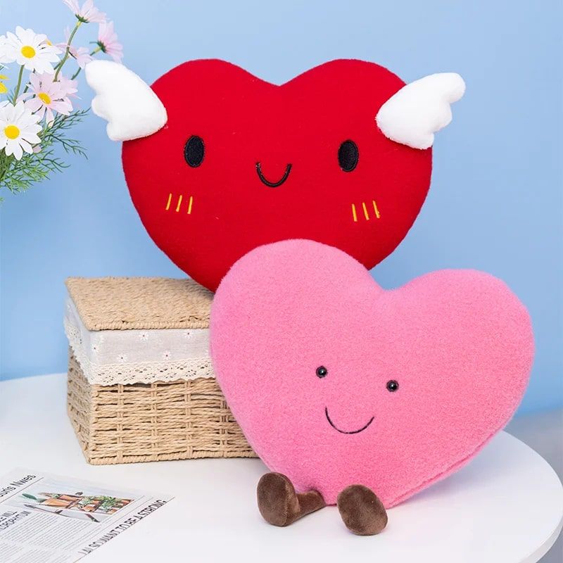 Lovely Plush Heart Pillow Toy