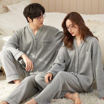 Cozy Couple's Cotton Pajama Set