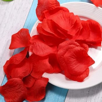 Colorful Love Romantic Warm Silk Rose Petals