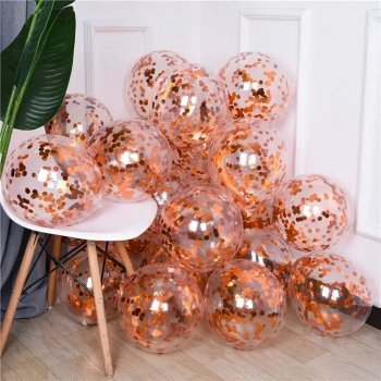 12-Inch Confetti Latex Ball Helium Balloon: Elevate Your Celebrations!