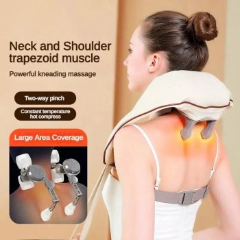Wireless Electric Shiatsu Neck and Back Massager
