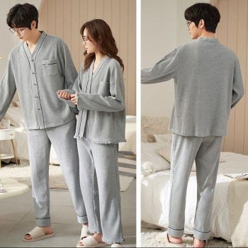 Cozy Couple's Cotton Pajama Set