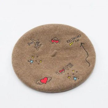 Chic Vintage Wool Beret
