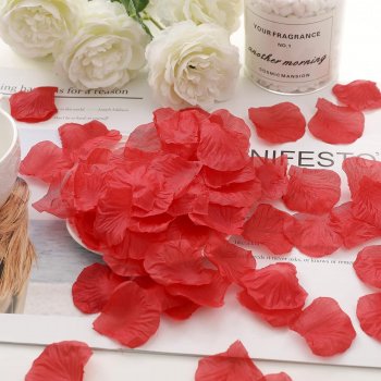 Colorful Love Romantic Warm Silk Rose Petals