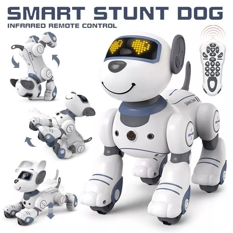 Funny RC Robot Electronic Dog Stunt Dog Voice Command Programmable Touch-sense Music Song Robot Dog for Children's Toys Funny RC Robot Electronic Dog Stunt Dog Voice Command Programmable Touch-sense Music Song Robot Dog for Children's Toys