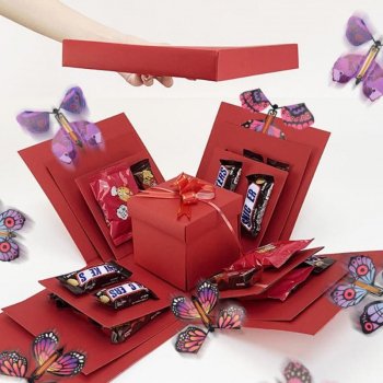 Creative Magic Butterfly Surprise Explosion Box