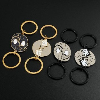 Charming Couples Metal Keychains