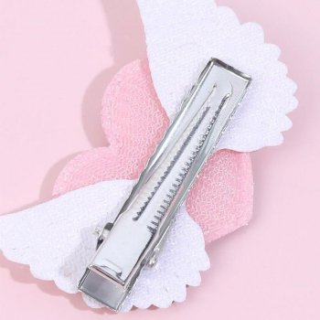 Charming Glitter Angel Wings Hair Clips for Girls