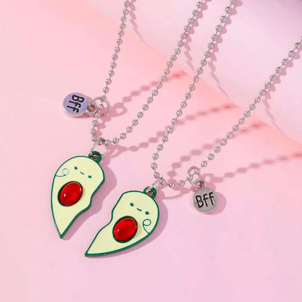 Cute-Avocado-Best-Friends-Heart-Pendant-Necklace-For-2-Ball-Chain-BFF-Charm-Choker-For-Friendship.jpg_