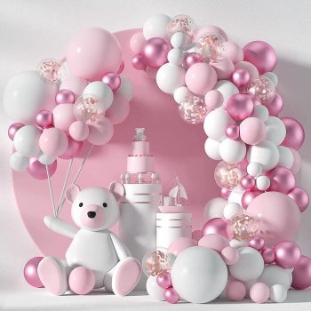 Valentine's Day Pink Balloon Garland Arch Kit