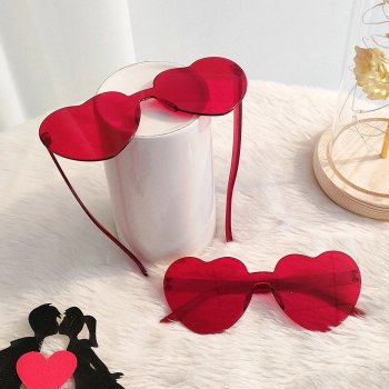 Heart-Shaped Glasses and Headband