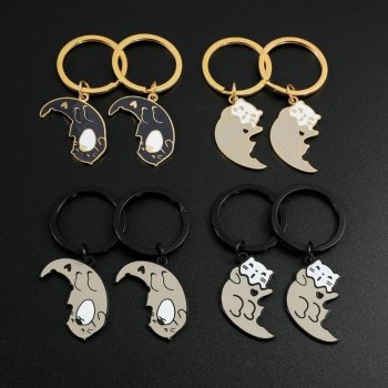 Charming Couples Metal Keychains