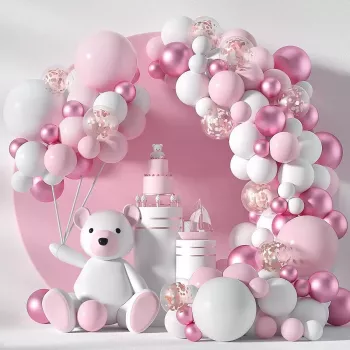 Valentine's Day Pink Balloon Garland Arch Kit