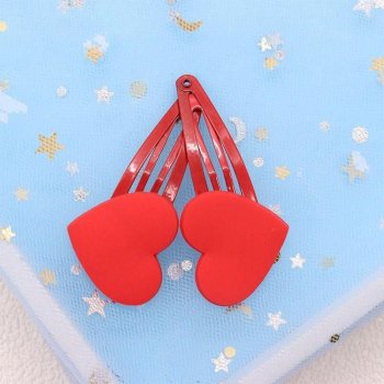 Cute Cartoon Heart Hairpins & Hair Bands Set for Girls
