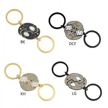 Charming Couples Metal Keychains