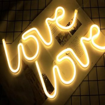 Romantic LED Neon Love Sign