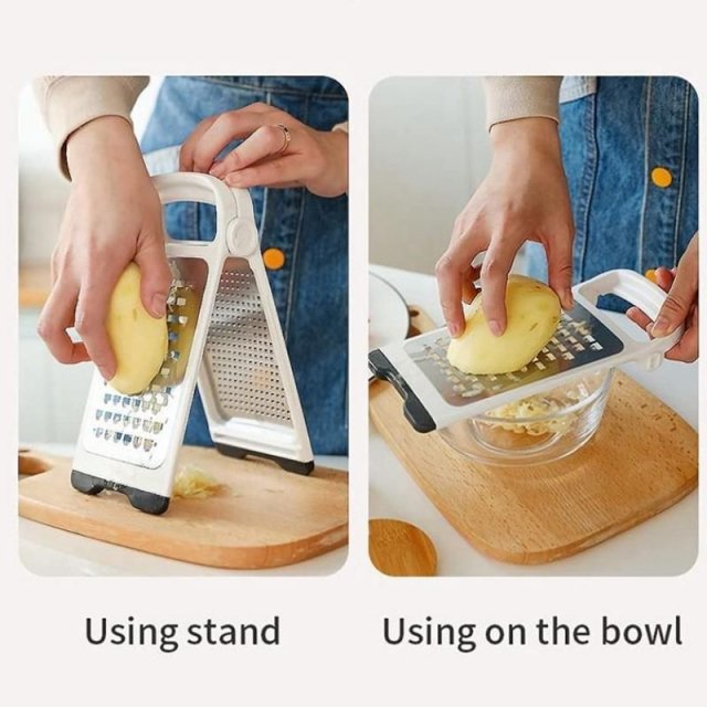 Foldable 2-in-1 Cheese Grater & Ginger Shredder - Image 6