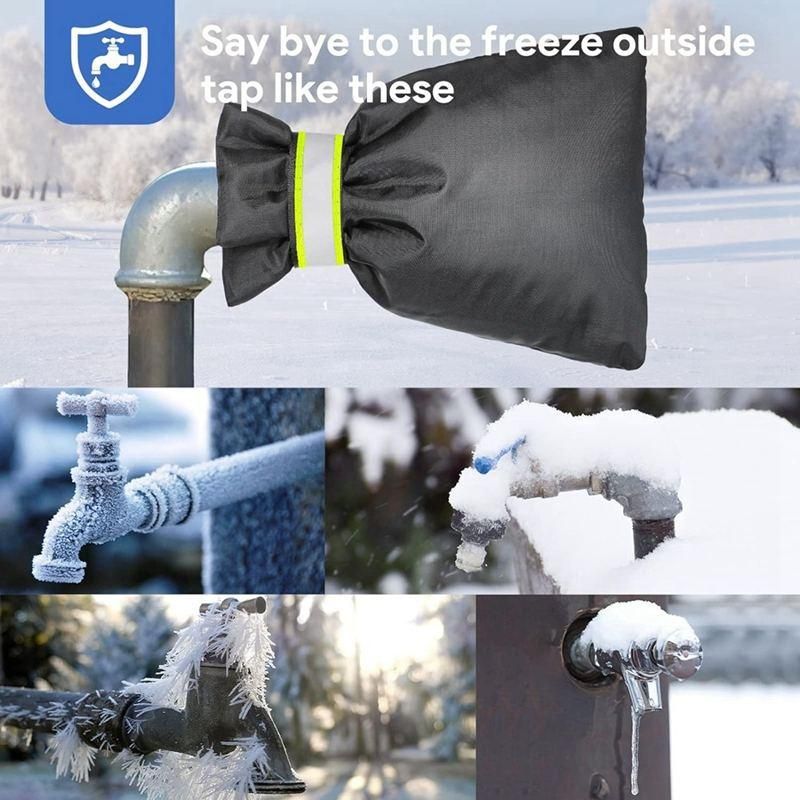 Outdoor Winter-Proof Reflective Faucet Covers, 2-Pack