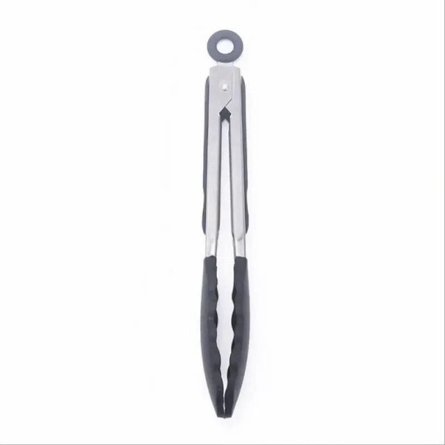 Kitchen Tongs Silicone Non-slip Stainless Steel Cooking Clip - Image 6