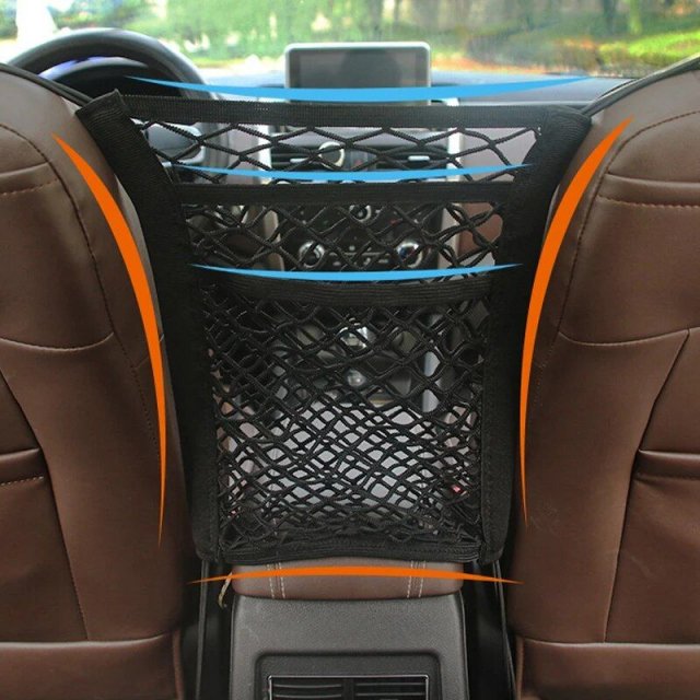 Universal Car Seat Back Storage Net - Image 7