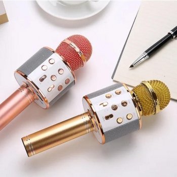 Portable Bluetooth Karaoke Microphone