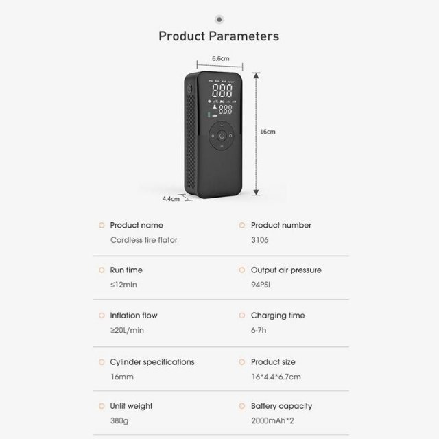 Portable Digital Air Pump - Image 7