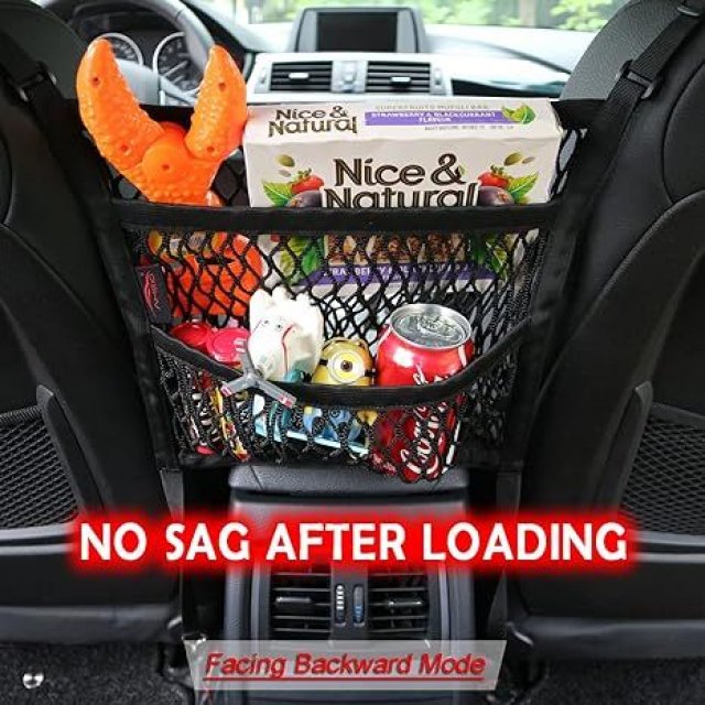 Universal Car Seat Back Storage Net - Image 4