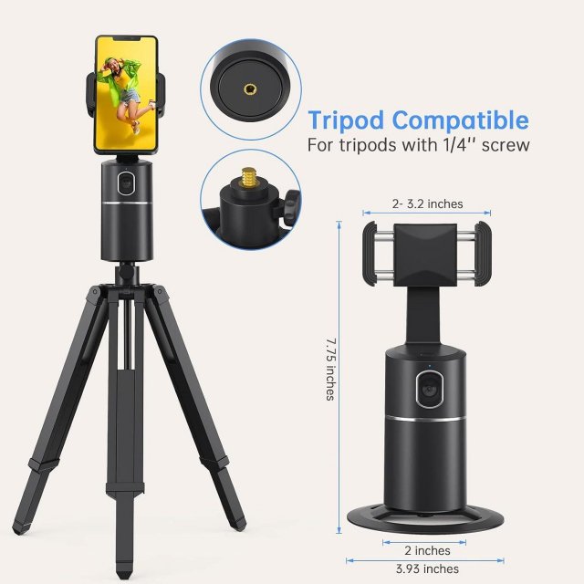 360° Auto Face Tracking Smart Phone Mount - Image 5