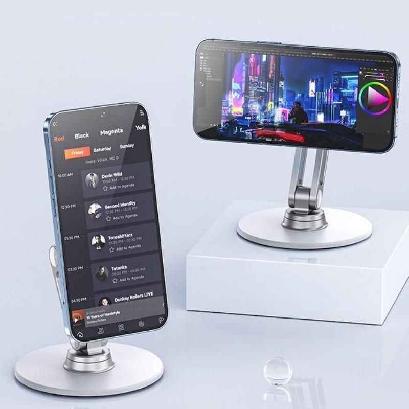 360° Rotatable Magnetic Desk Phone Stand 