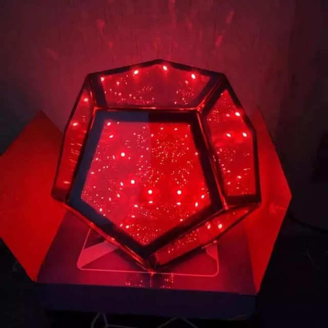 Colorful LED 3D Dodecahedron Night Light - Image 6