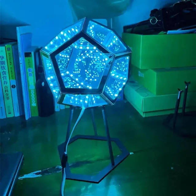 Colorful LED 3D Dodecahedron Night Light - Image 5