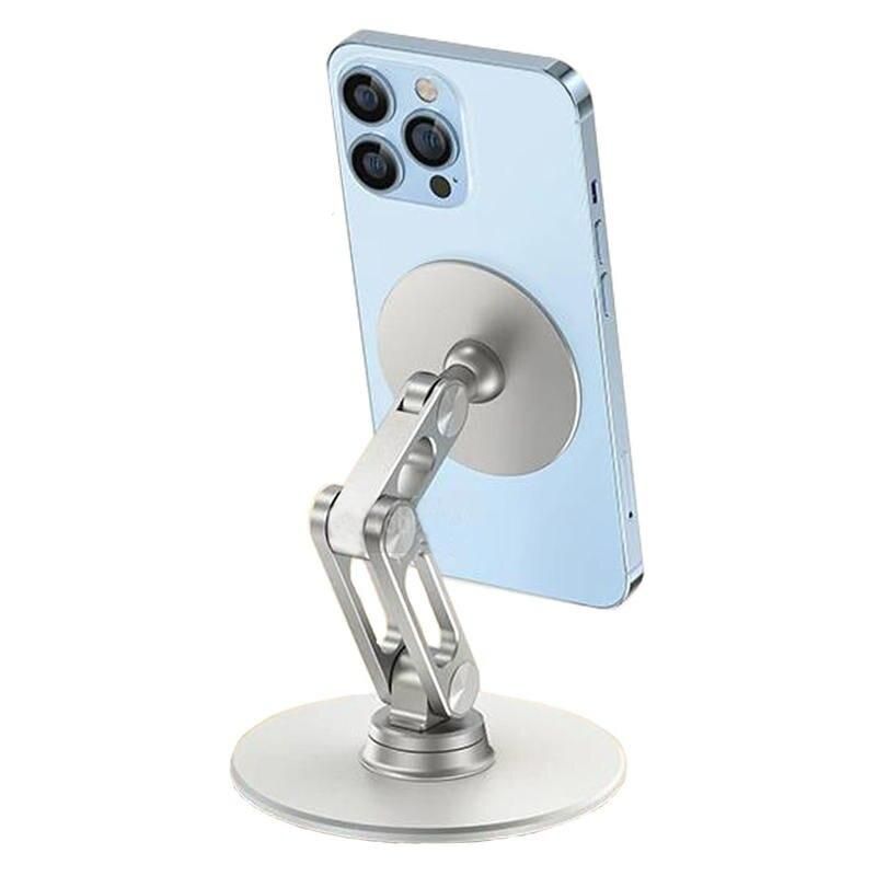 360° Rotatable Magnetic Desk Phone Stand 