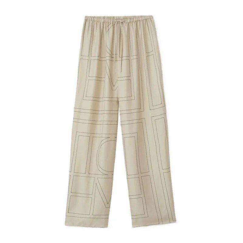 Beige trousers